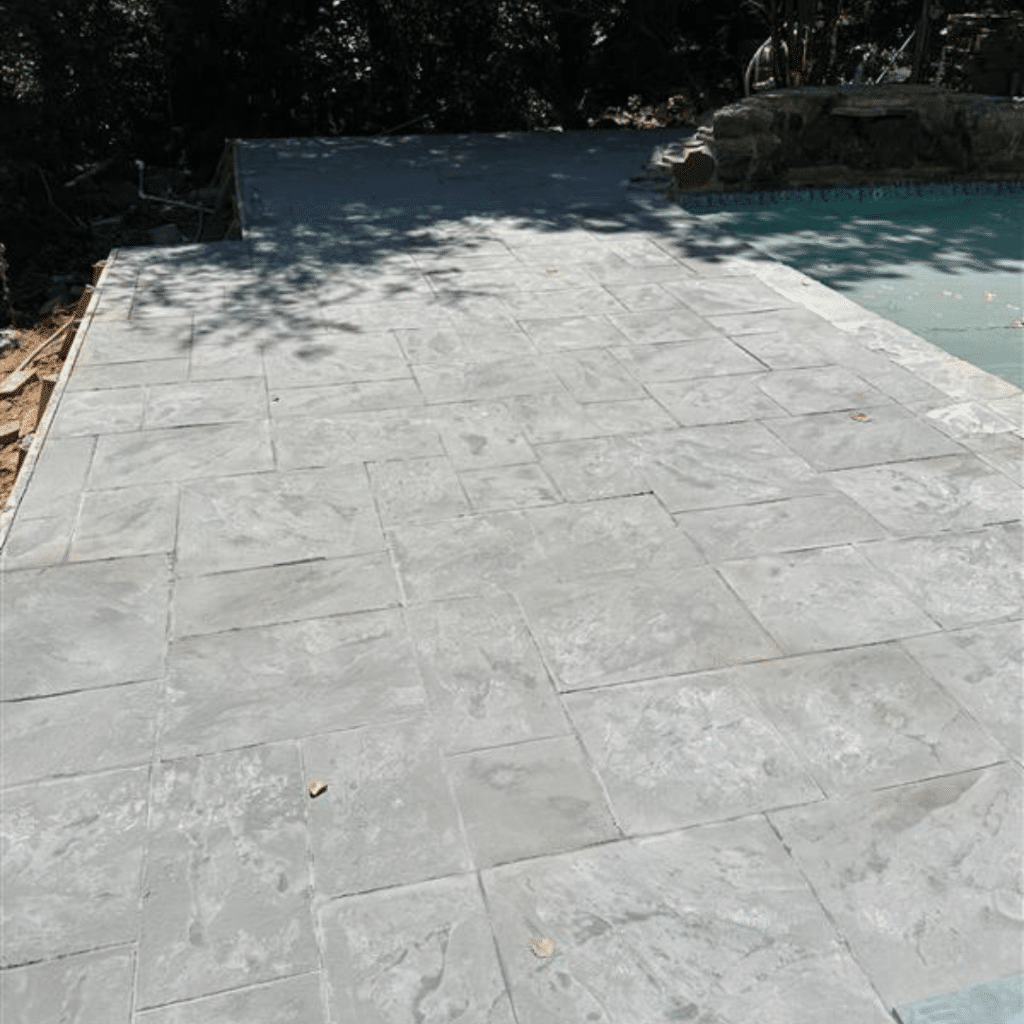 simple stamped concrete