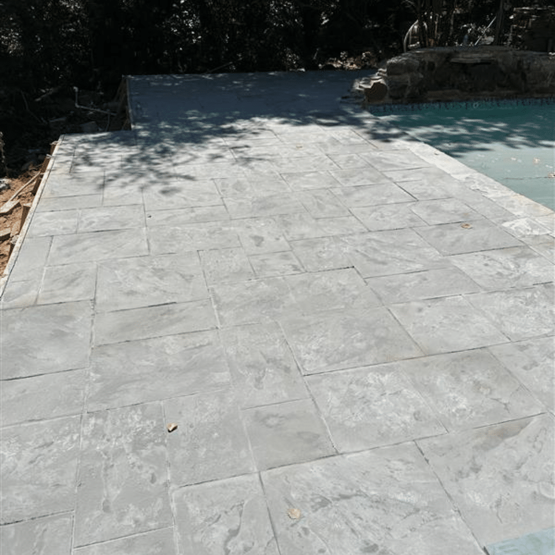 simple stamped concrete